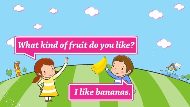 What Kind Of Fruit Do You Like? ผลไม้ชนิดไหนที่คุณชอบ บทสนทนาภาษาอังกฤษง่ายๆ  พร้อมคำอ่าน คำแปล - ภาษาอังกฤษออนไลน์